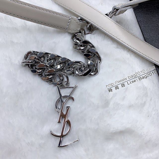 Saint Laurent女士皮帶 聖羅蘭YSL鏈條五金小牛皮腰帶  jjp2147